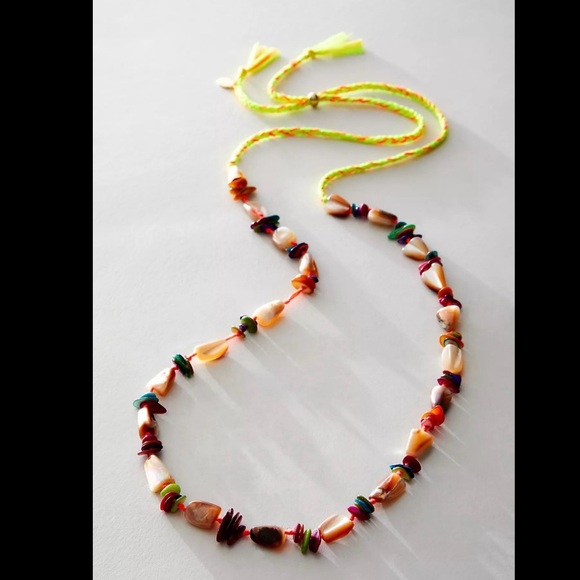 At The Market Necklace by Ariana Ost (Pink) | Free People - Picture 1 of 3
